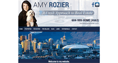 Desktop Screenshot of amyrozier.com